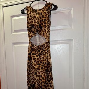 Fashion Nova cheetah print dress